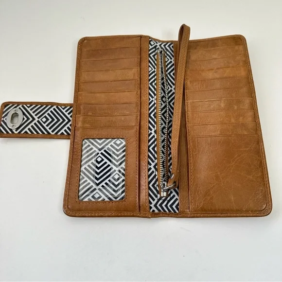 HOBO Brown Leather Wallet - Picture 2 of 9